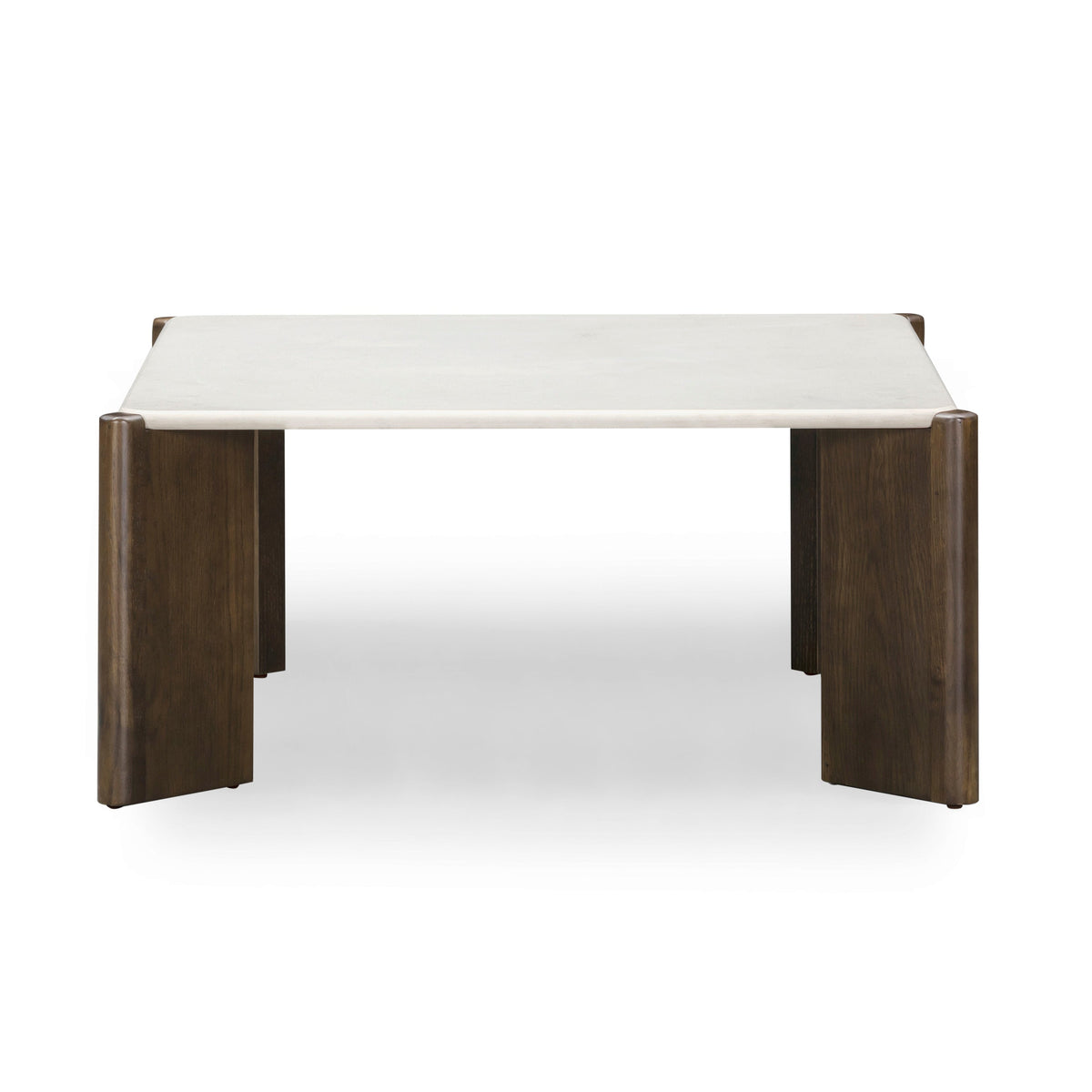 Restis 33.5" Cream Quartz Square Coffee Table by TOV Furniture – photo 1 of 6