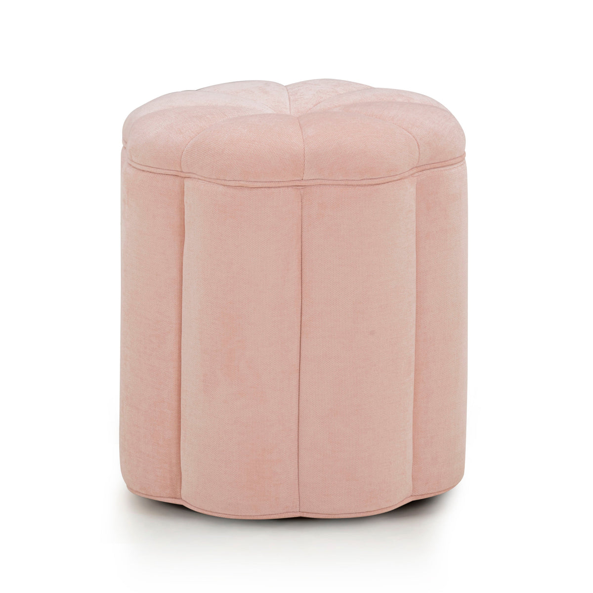 Fleur Pink Performance Velvet Storage Ottoman by TOV Furniture – photo 1 of 6