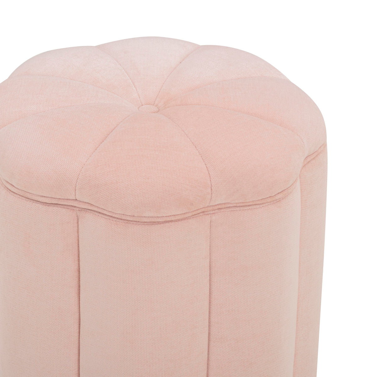 Fleur Pink Performance Velvet Storage Ottoman by TOV Furniture – photo 4 of 6