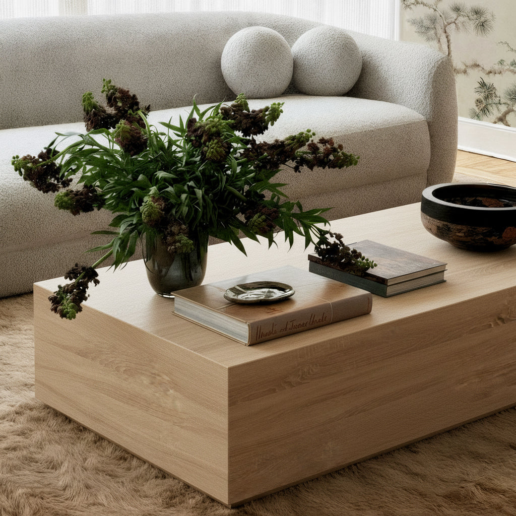 Romy 47" White Marble Coffee Table by TOV Furniture – photo 8 of 9