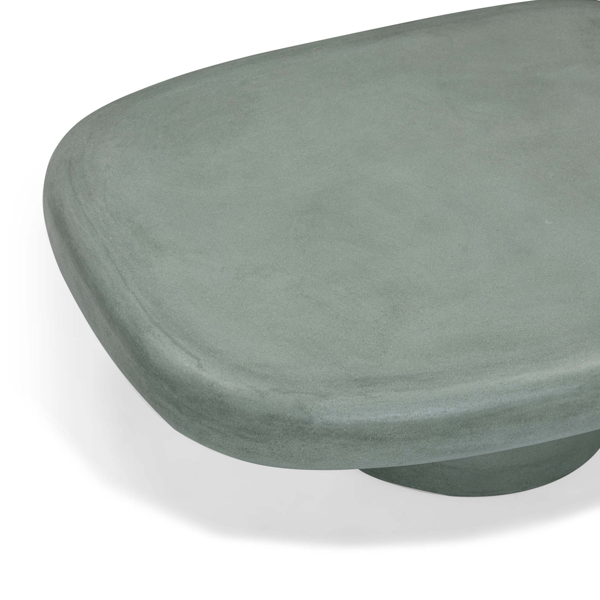 Darial 46" Green Indoor/Outdoor Coffee Table by TOV Furniture – photo 6 of 8