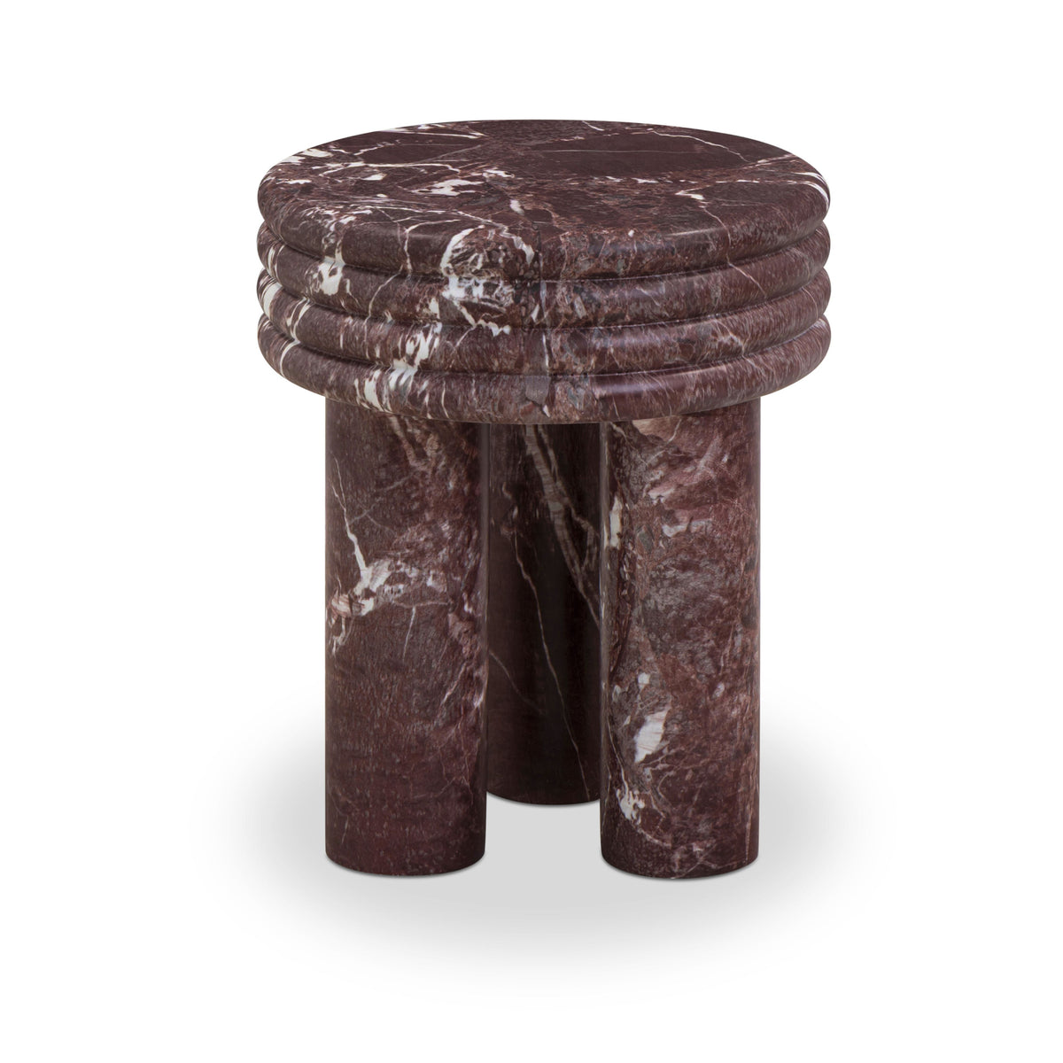 Delta in Red Levanto Indoor/Outdoor Side Table by TOV Furniture – photo 3 of 8