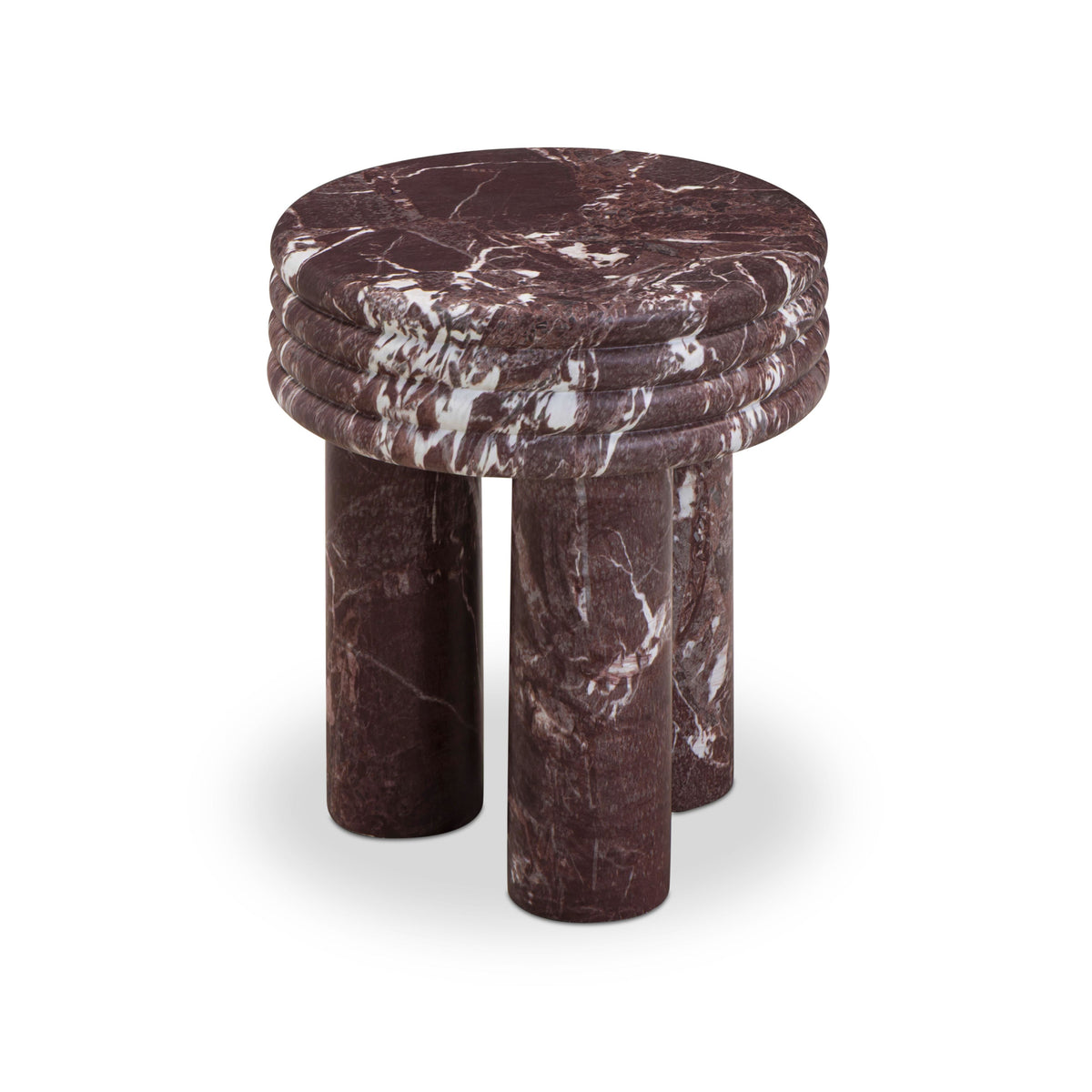 Delta in Red Levanto Indoor/Outdoor Side Table by TOV Furniture – photo 5 of 8