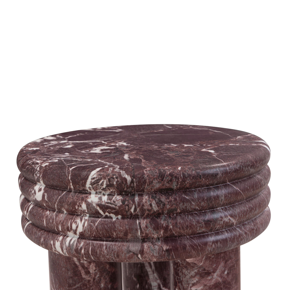 Delta in Red Levanto Indoor/Outdoor Side Table by TOV Furniture – photo 6 of 8