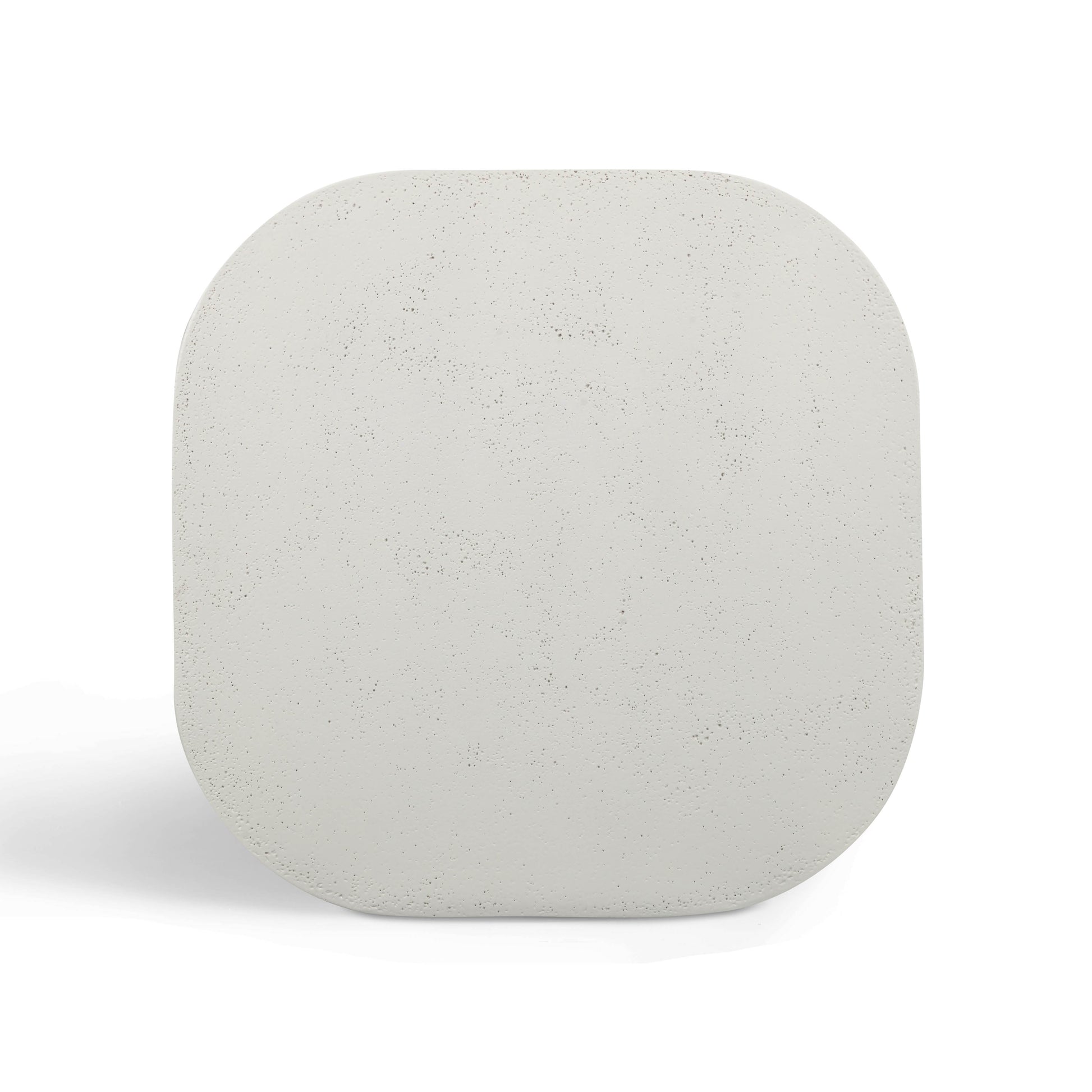 Suraya Indoor/Outdoor Concrete Side Table Ivory by Tov Furniture