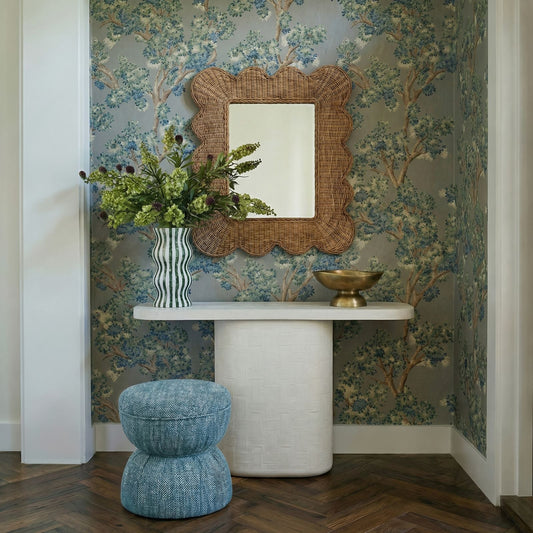 Suraya 55" Ivory Concrete Console Table by TOV Furniture – photo 2 of 9