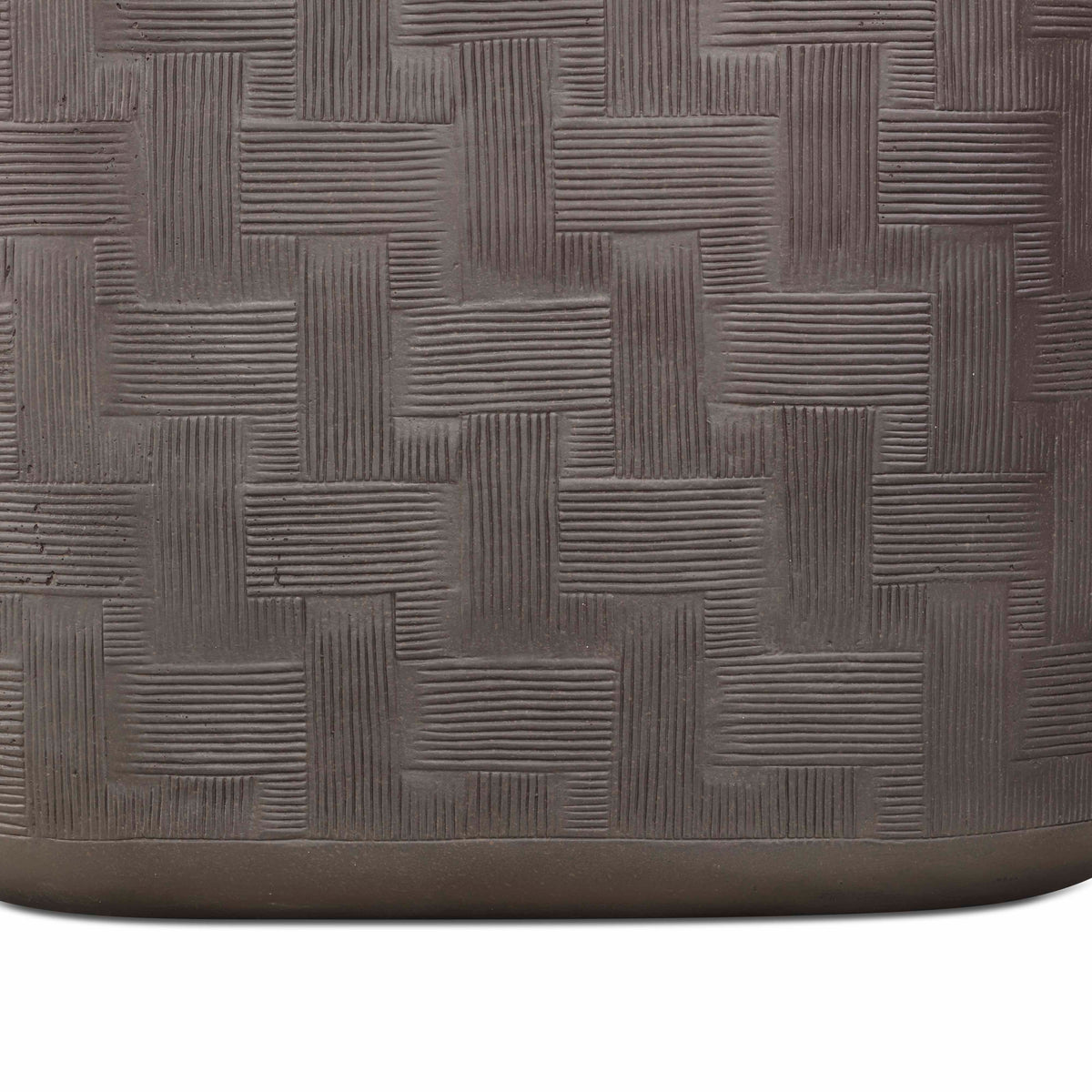 Suraya 55" Dark Umber Concrete Console Table by TOV Furniture – photo 7 of 9