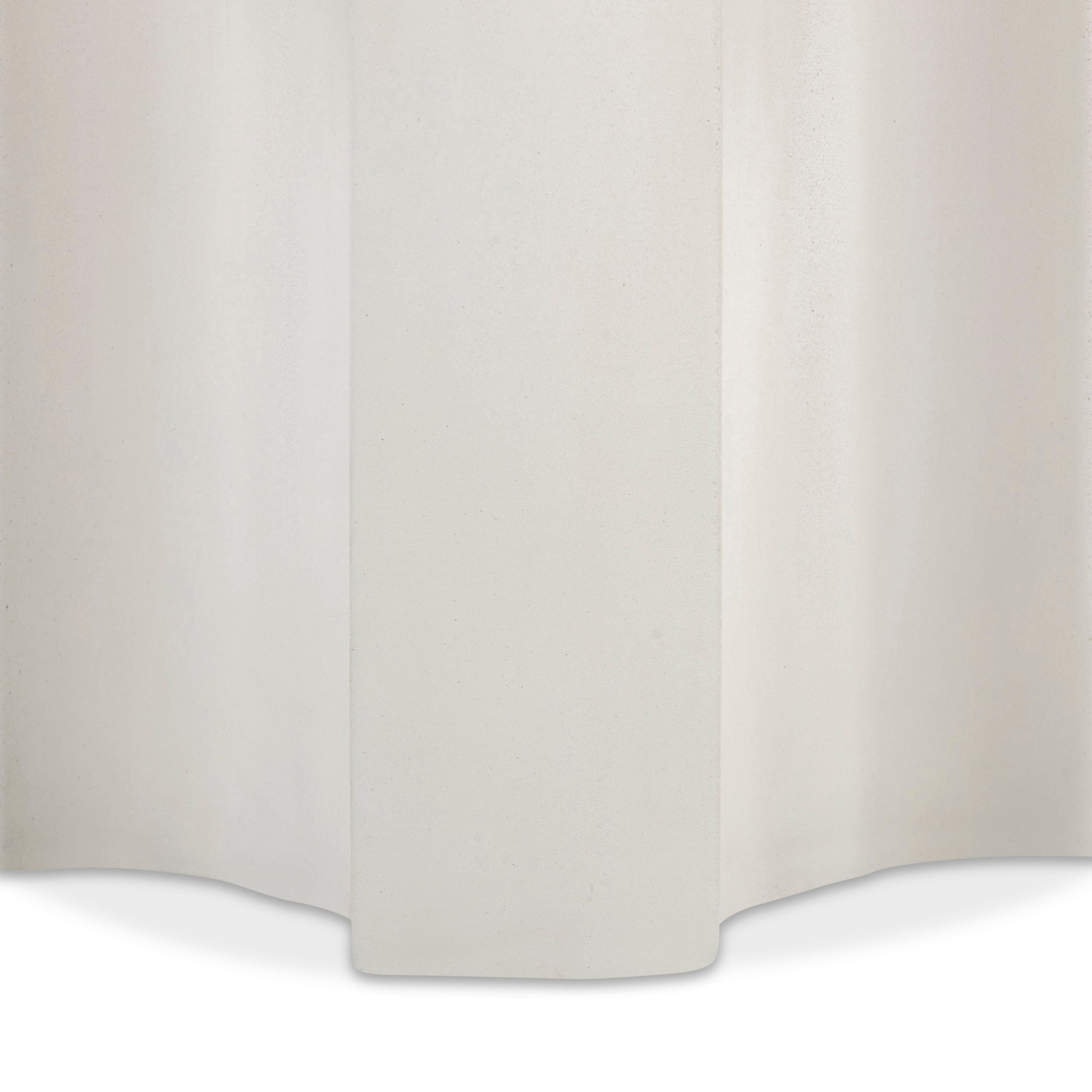 Cassandra Ivory Indoor/Outdoor Concrete Side Table Ivory by Tov Furniture