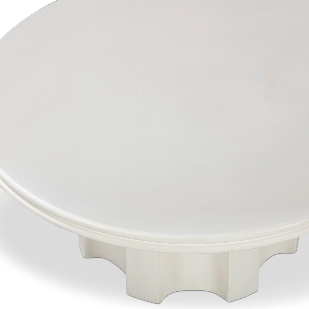 Cassandra 38" Ivory Indoor/Outdoor Concrete Round Coffee Table by TOV Furniture – photo 4 of 7