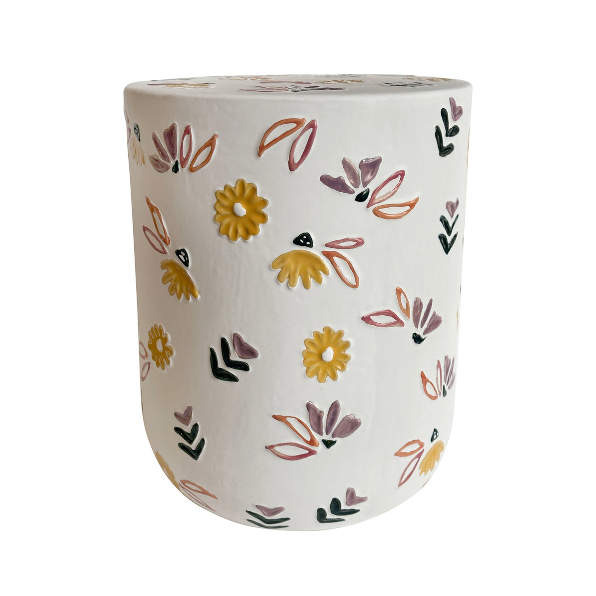 Ceramic Hand-Painted Floral Indoor/Outdoor Table by TOV Furniture – photo 1 of 4