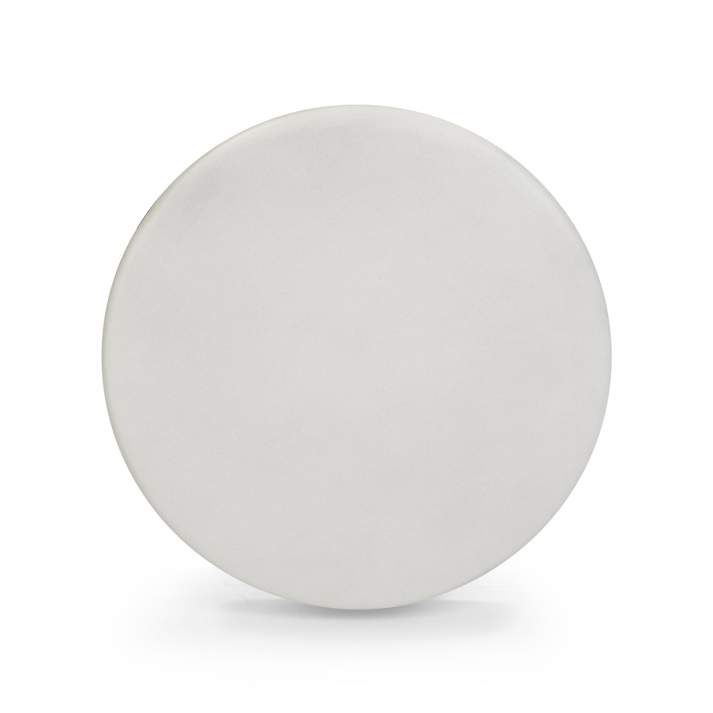 Hessa Indoor/Outdoor Concrete Chiseled Side Table Antique White by Tov Furniture