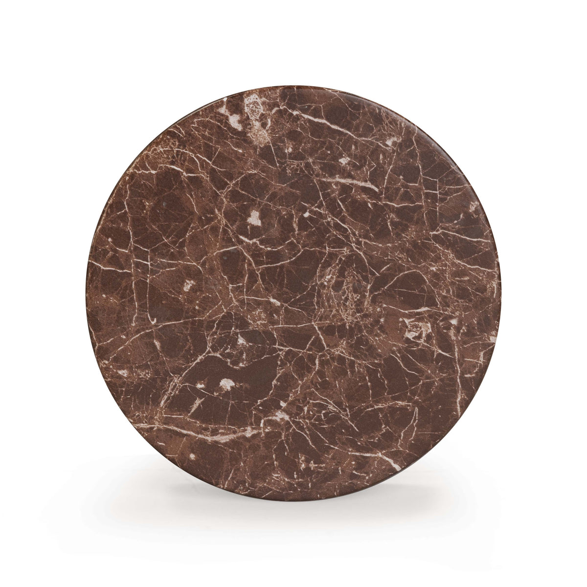 Ayon Faux Red Levanto Marble Indoor/Outdoor Concrete Side Table by TOV Furniture – photo 5 of 7