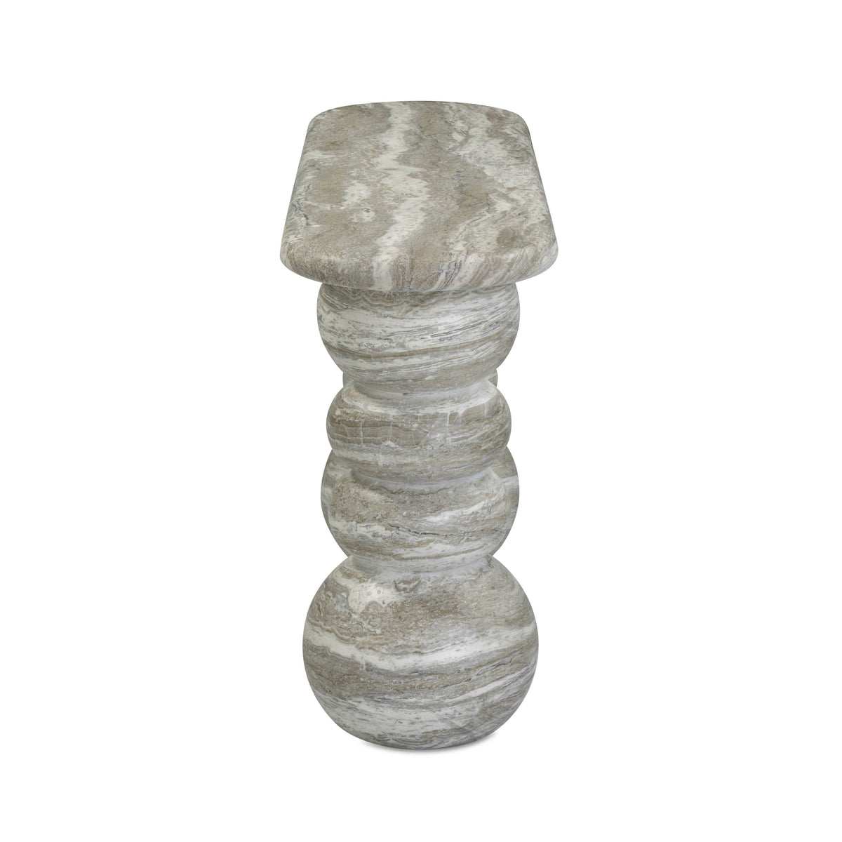 Hyre 59" Faux Stone Indoor/Outdoor Concrete Console Table by TOV Furniture – photo 5 of 9