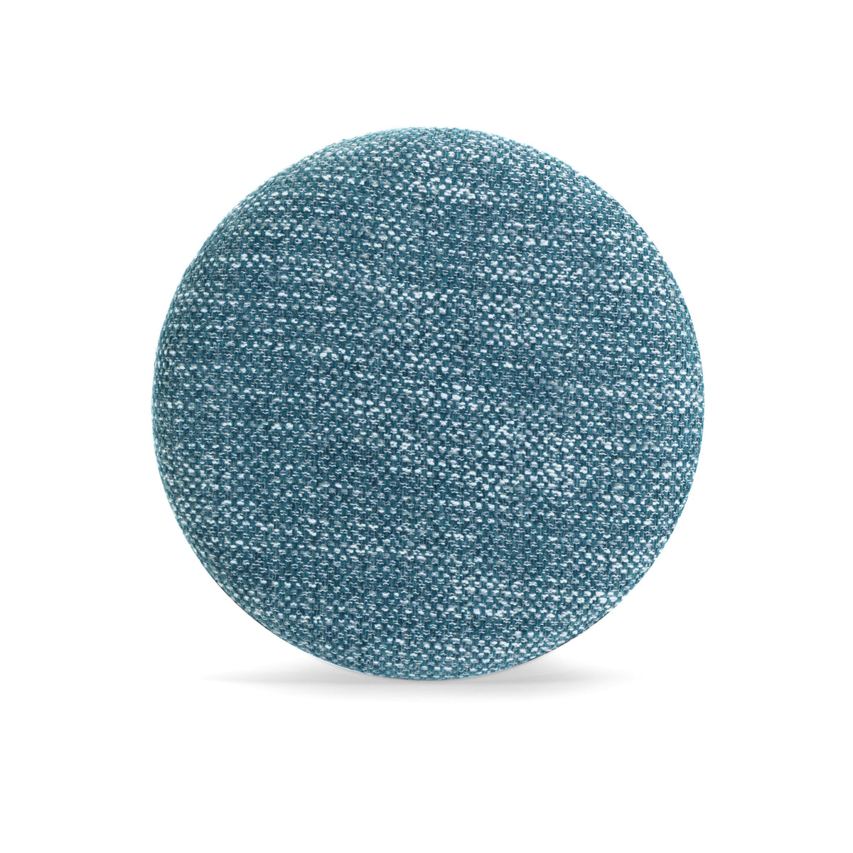 Tomlin Teal Ruched Performance Fabric Game Ottoman by TOV Furniture – photo 6 of 8