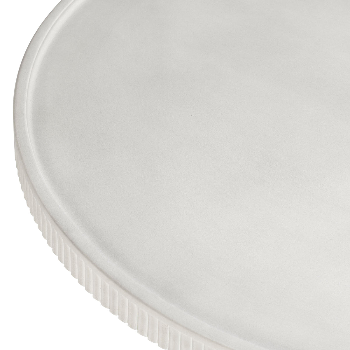 Darcy White Indoor/Outdoor Concrete Coffee Table by TOV Furniture – photo 6 of 7