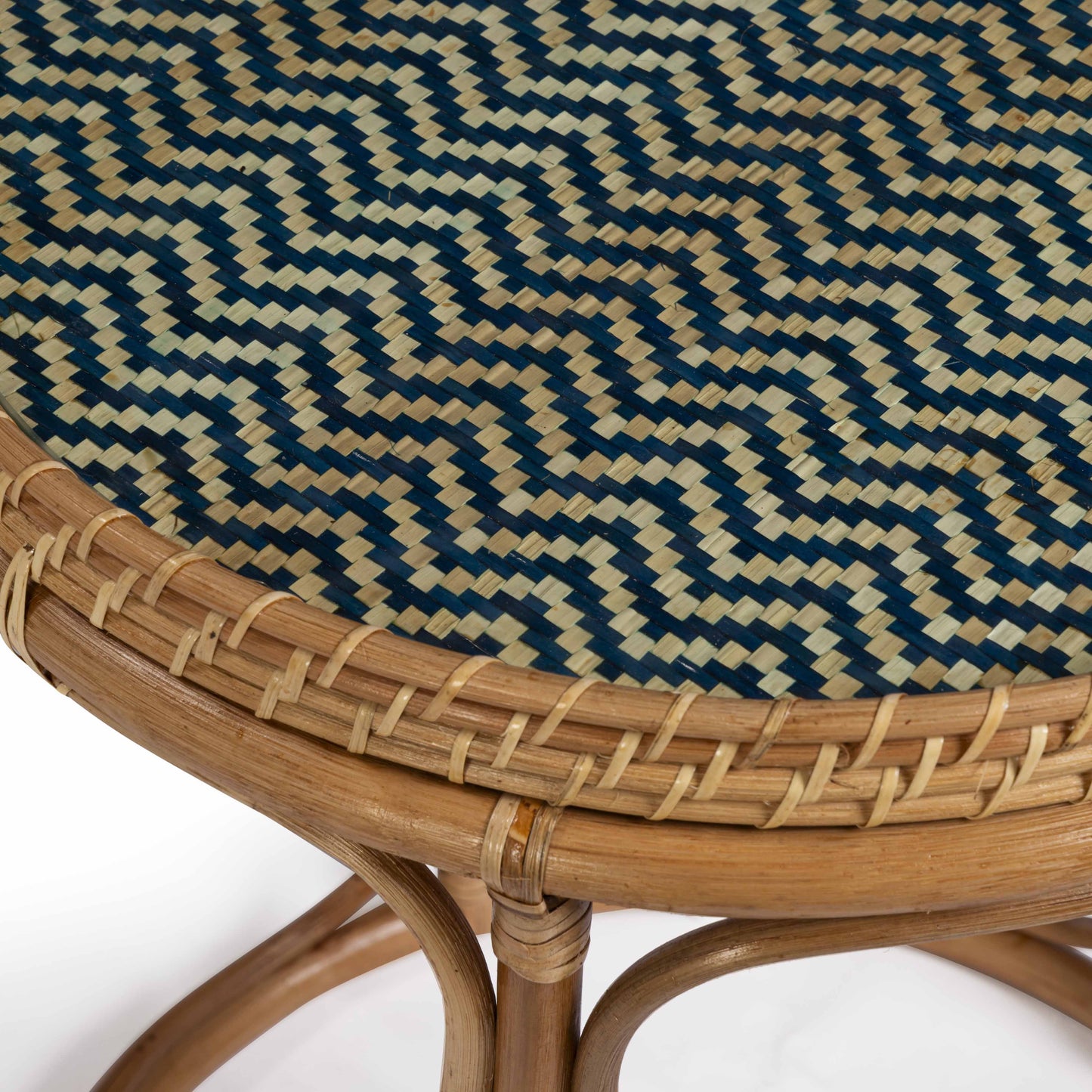 Lindy Rattan Side Table Natural by Tov Furniture