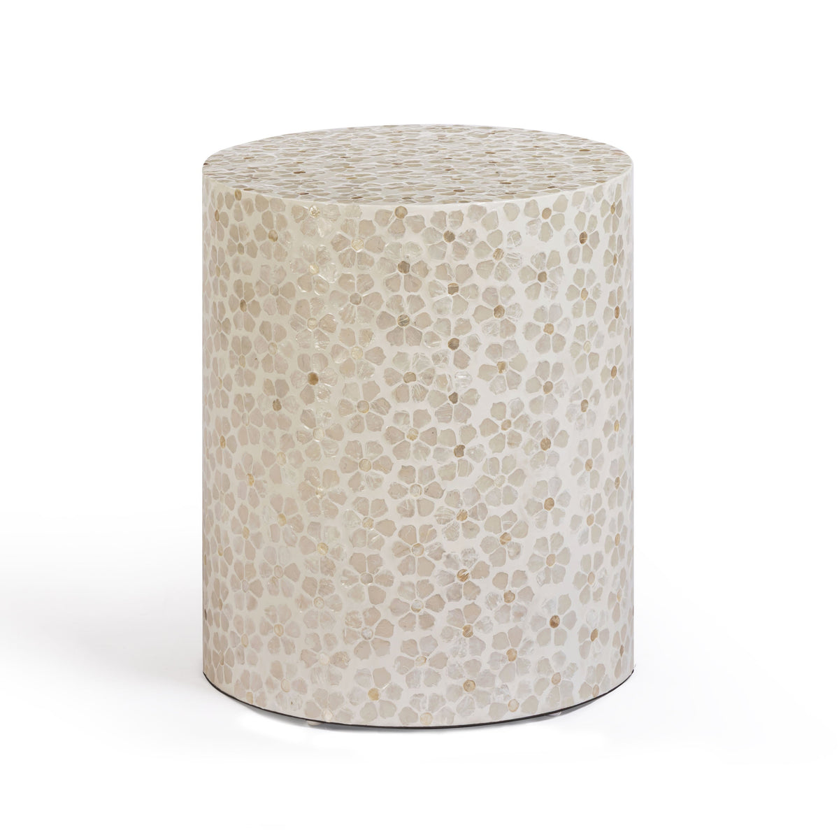 Lorna Stool in Pearl Petal Capiz Shell Motif by TOV Furniture – photo 1 of 6