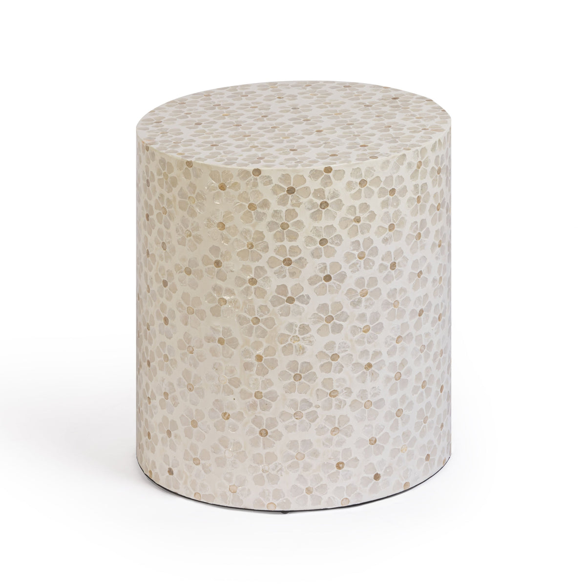 Lorna Stool in Pearl Petal Capiz Shell Motif by TOV Furniture – photo 3 of 6