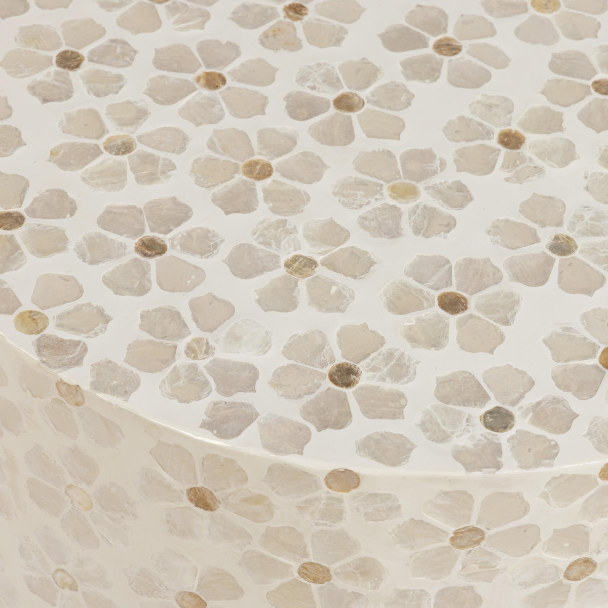 Lorna Stool in Pearl Petal Capiz Shell Motif by TOV Furniture – photo 5 of 6