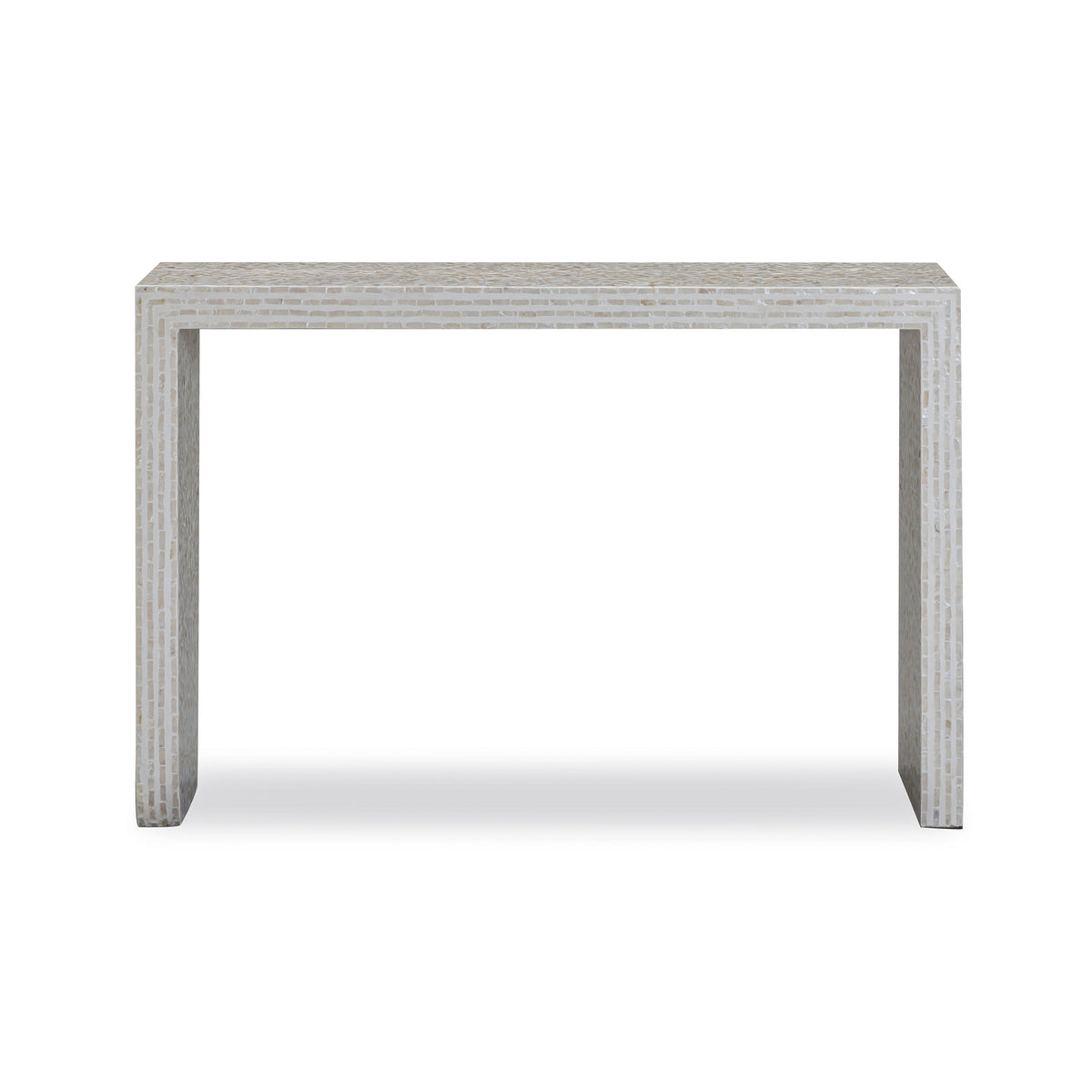 Cyprus 47" Cream Capiz Shell Console Table by TOV Furniture – photo 1 of 6