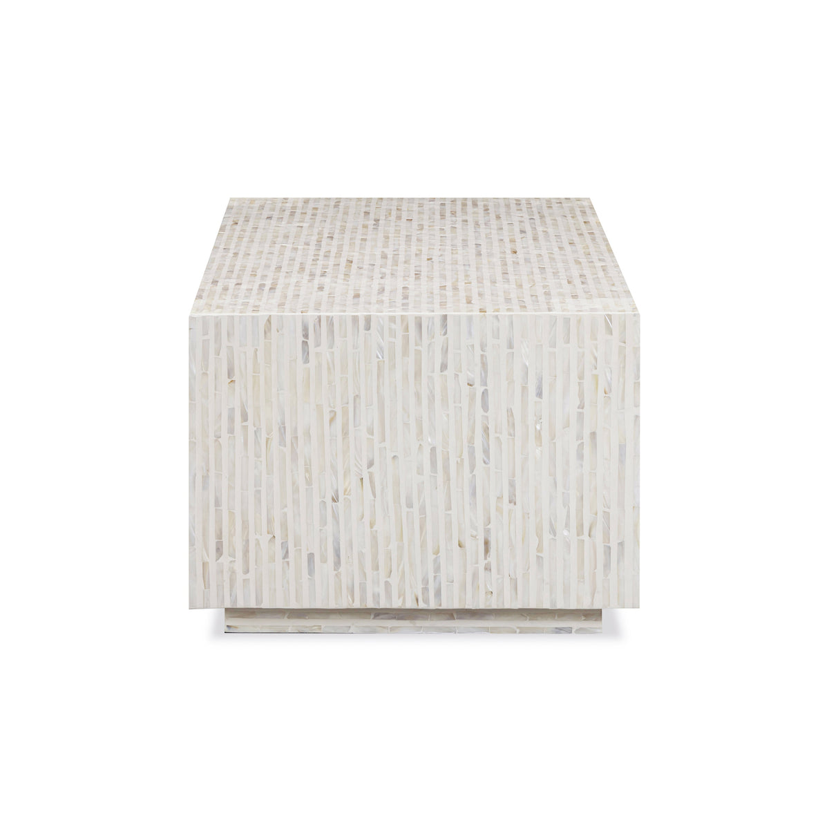 Earl 47.6" Cream Mother of Pearl Coffee Table by TOV Furniture – photo 5 of 7
