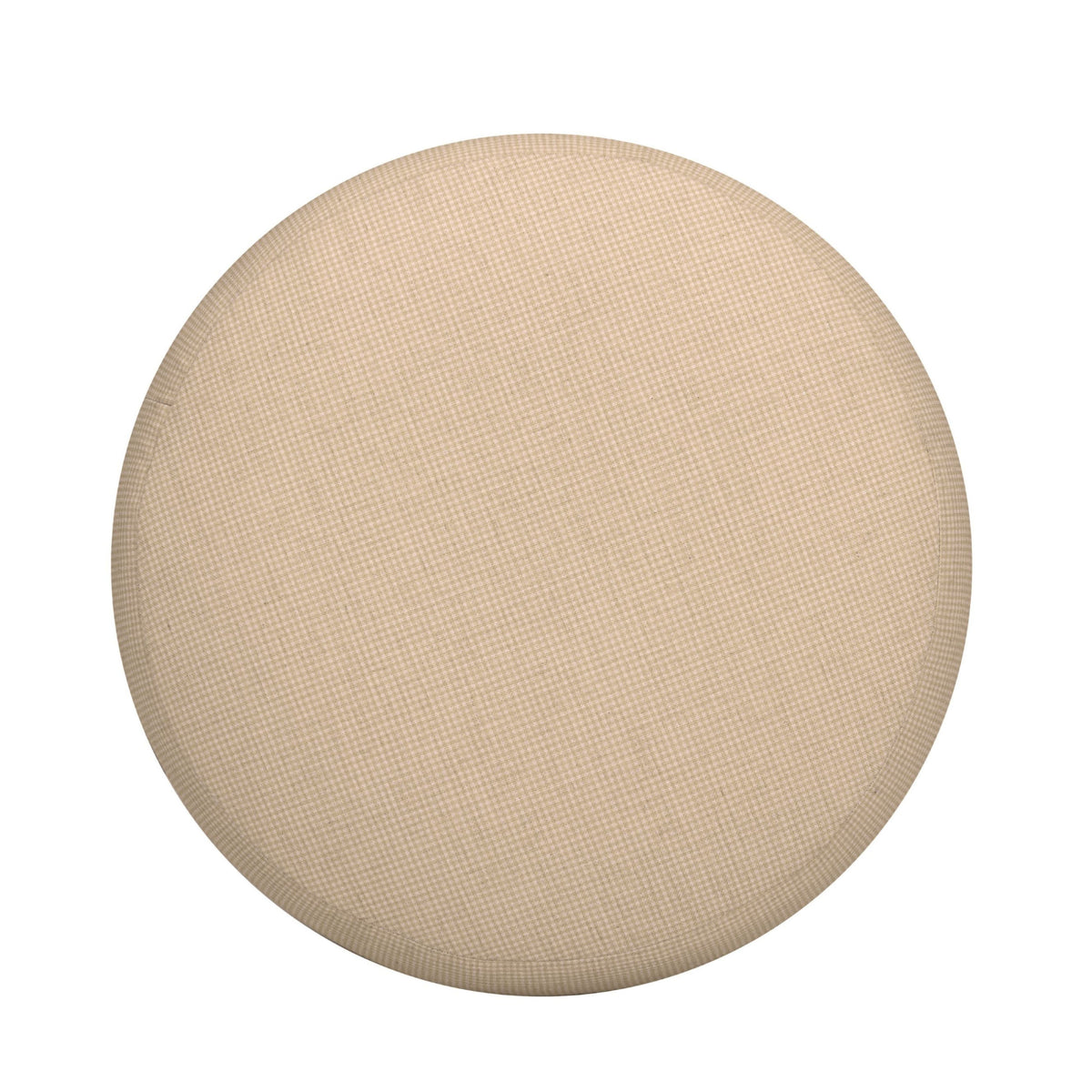 Masha Yellow Gingham Performance Linen Accent Stool by TOV Furniture – photo 5 of 6