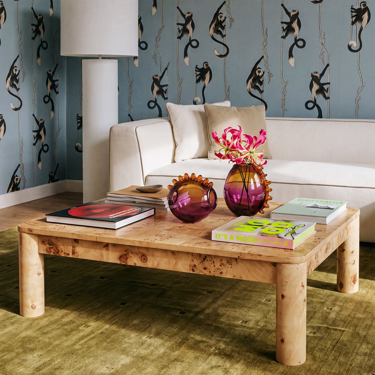 Berri 39" Natural Burl Coffee Table by TOV Furniture – photo 2 of 6