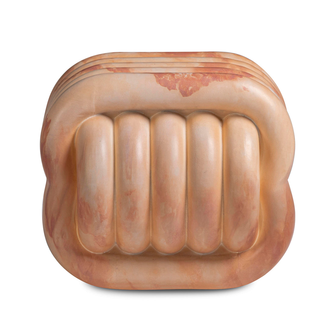 Love Knot Concrete Indoor/Outdoor Accent Stool Pink Marble by Tov Furniture