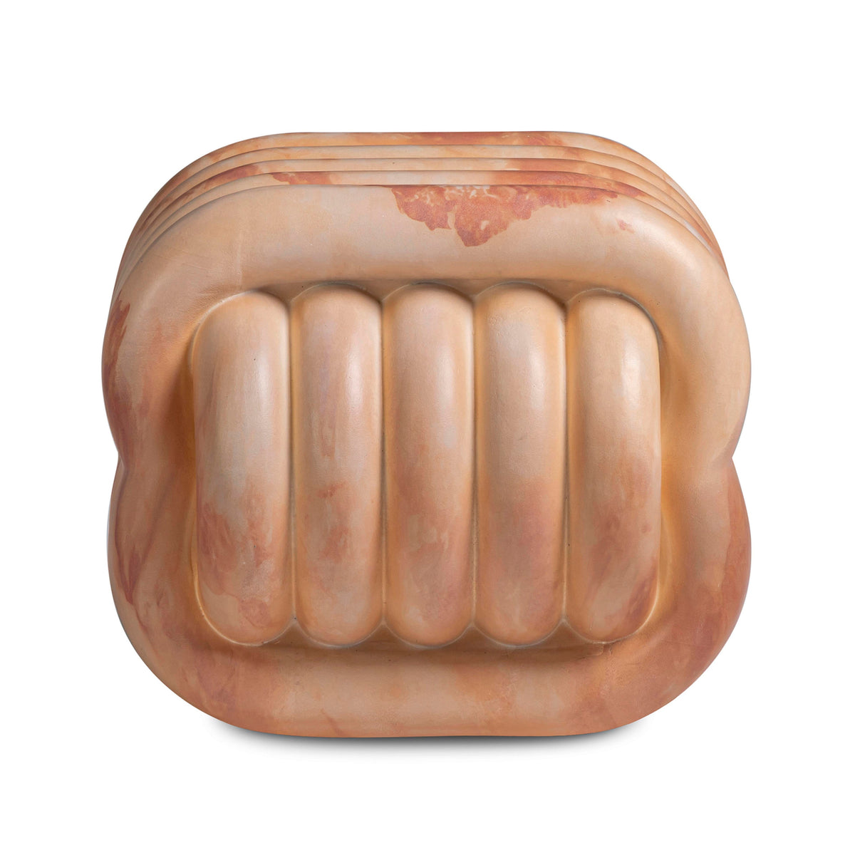 Love Knot Faux Pink Agate Indoor/Outdoor Concrete Accent Stool by TOV Furniture – photo 1 of 7