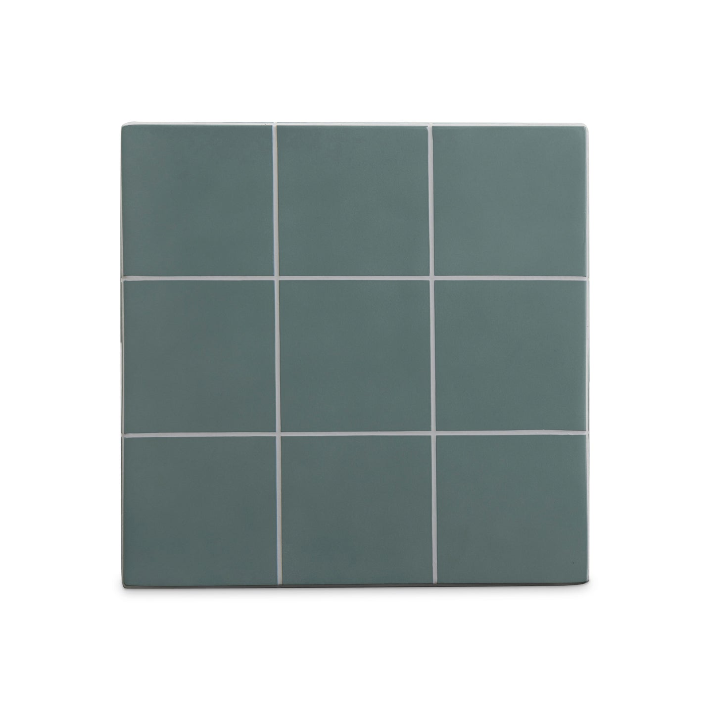Alma Tile Concrete Indoor/Outdoor Side Table Green by Tov Furniture