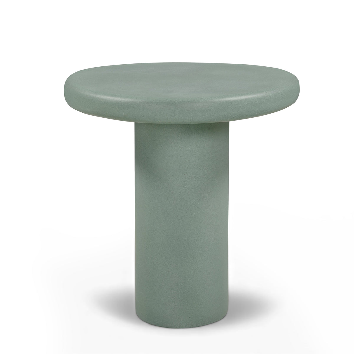 Jade 21" Green Concrete Indoor/Outdoor Side Table by TOV Furniture – photo 3 of 8