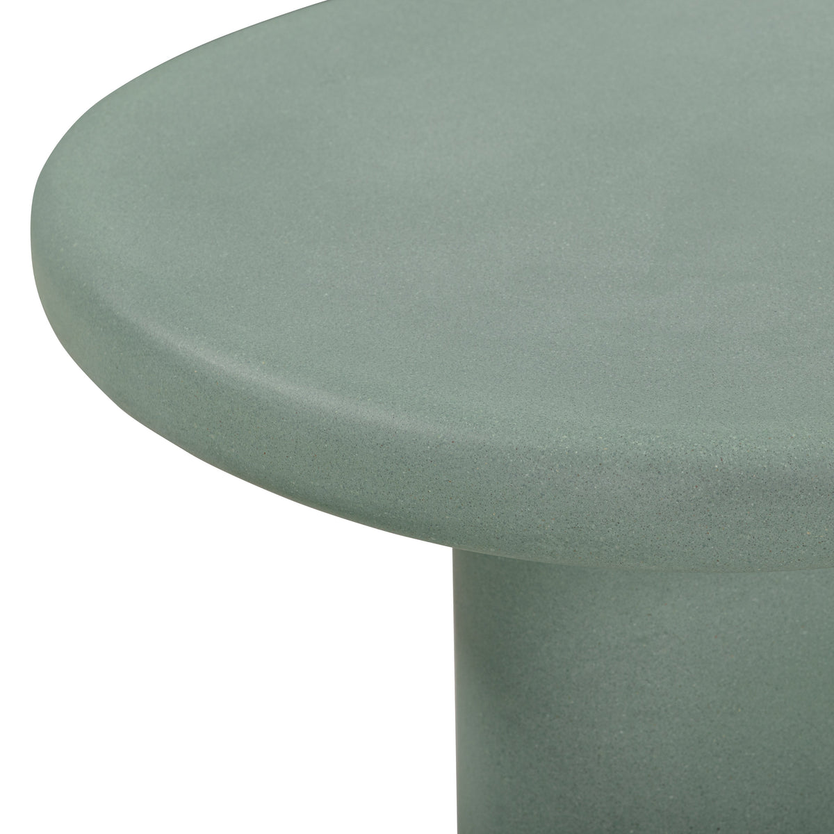 Jade 21" Green Concrete Indoor/Outdoor Side Table by TOV Furniture – photo 5 of 8