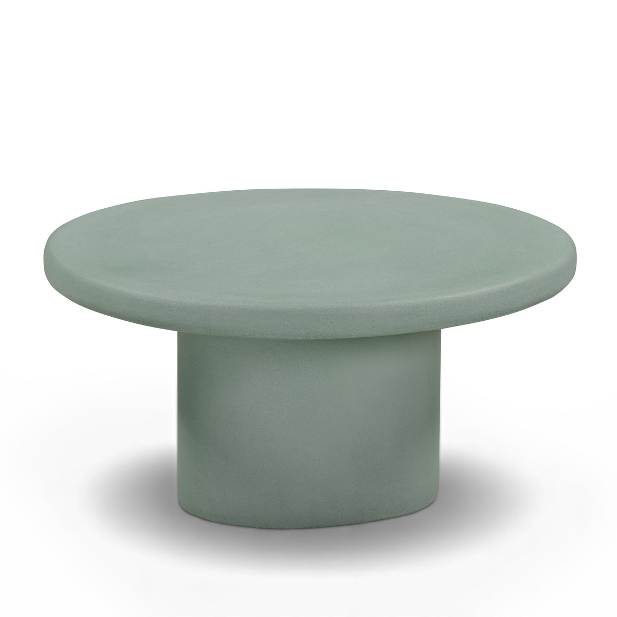 Jade 28" Green Concrete Indoor/Outdoor Medium Coffee Table by TOV Furniture – photo 3 of 8