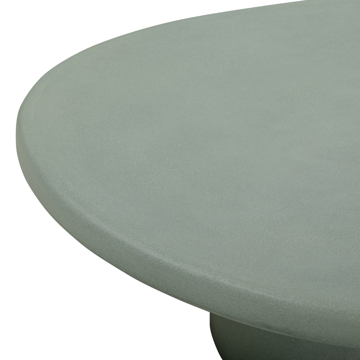 Jade 34" Green Concrete Indoor/Outdoor Large Coffee Table by TOV Furniture – photo 5 of 8