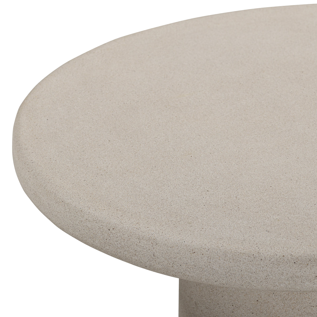 Jade 28" Cream Concrete Indoor/Outdoor Medium Coffee Table by TOV Furniture – photo 5 of 8