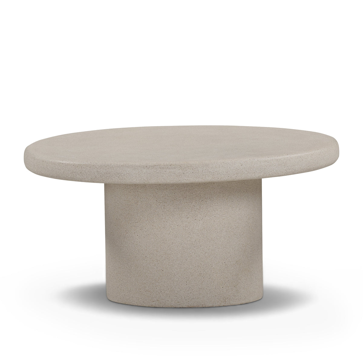 Jade 28" Cream Concrete Indoor/Outdoor Medium Coffee Table by TOV Furniture – photo 1 of 8
