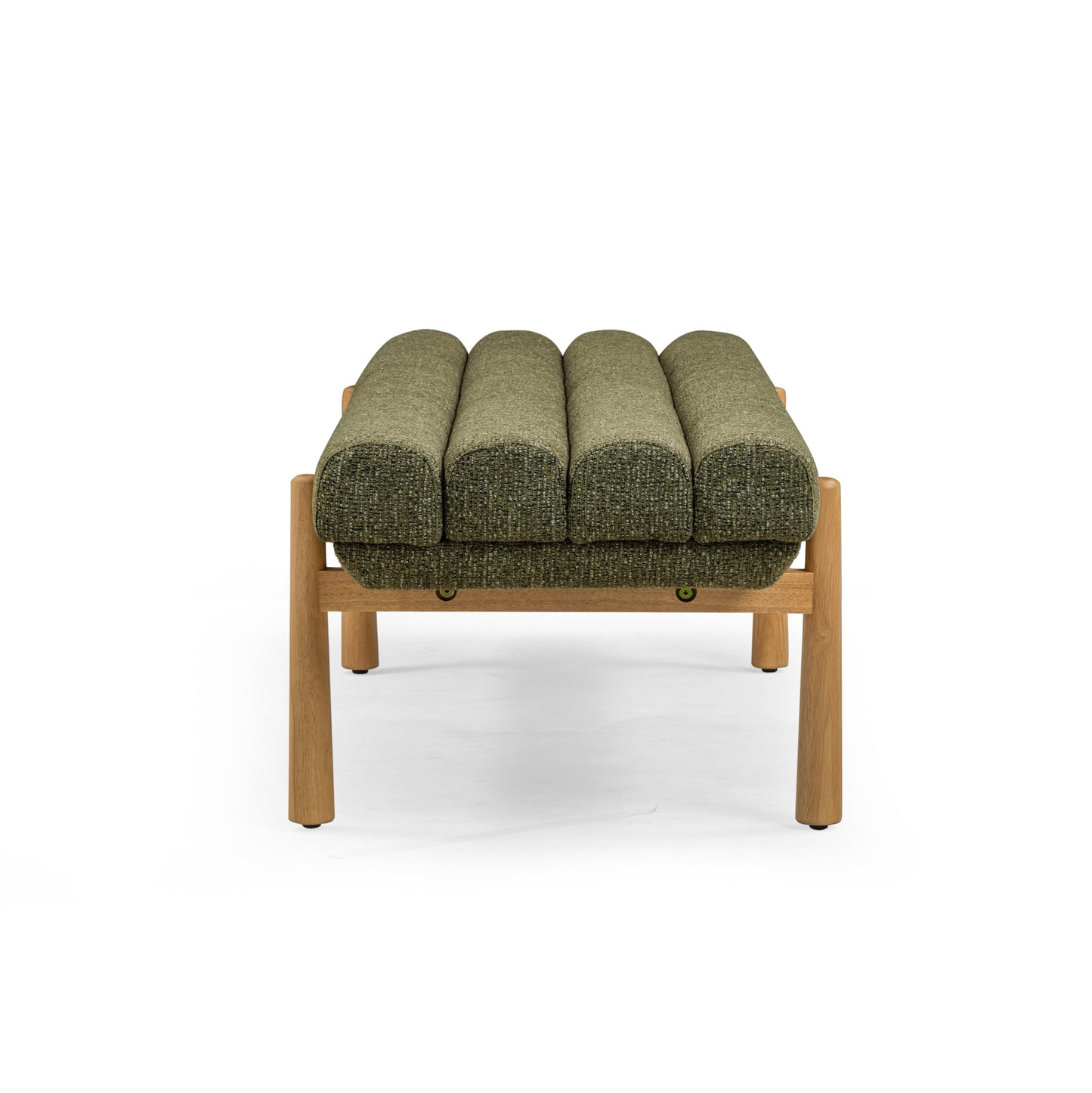 Julianna 56" Textured Performance Fabric Bench Green by Tov Furniture