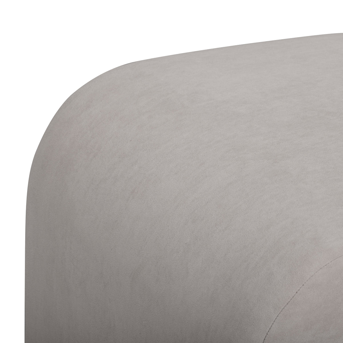 Desi Taupe Velvet Ottoman by TOV Furniture – photo 4 of 7