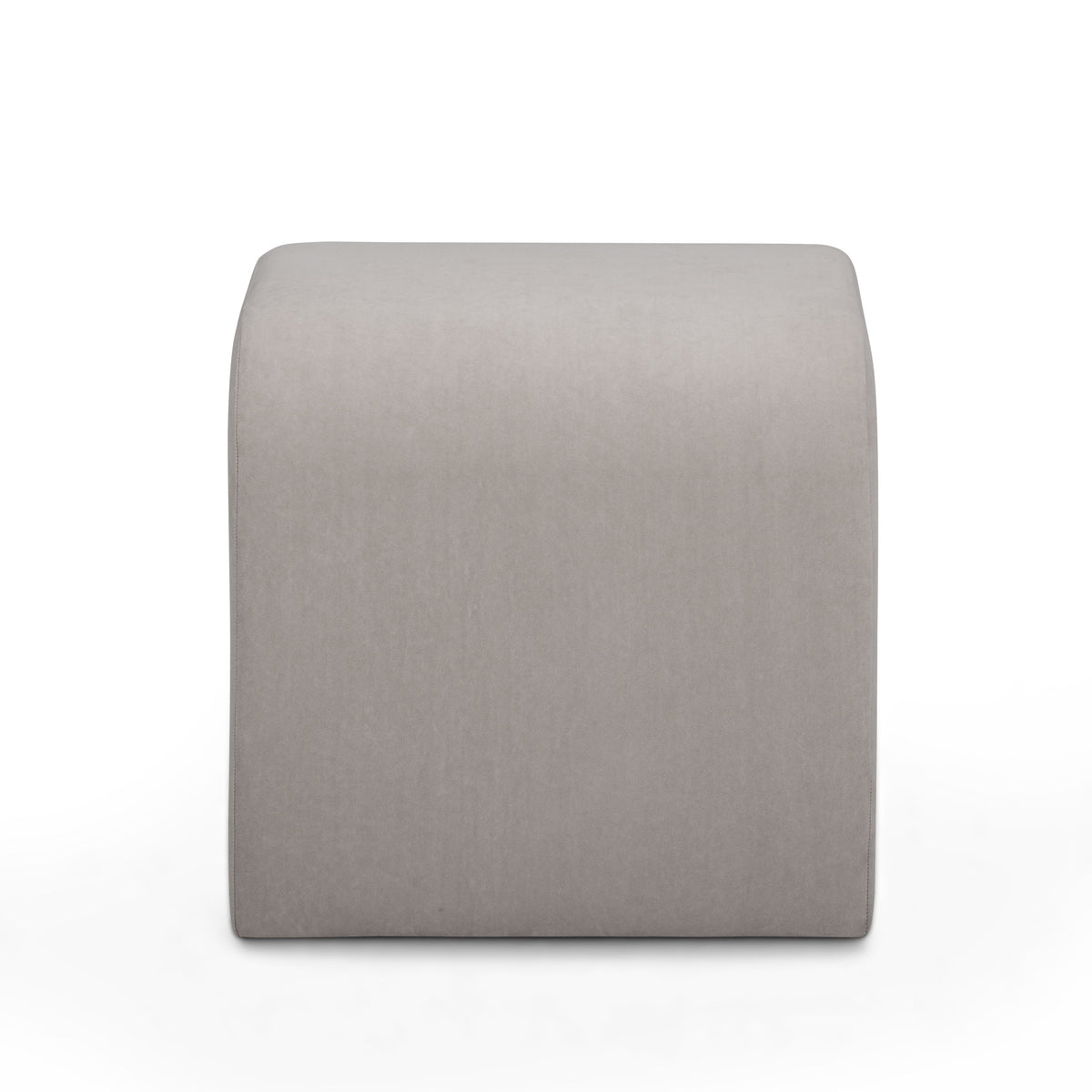 Desi Taupe Velvet Ottoman by TOV Furniture – photo 5 of 7