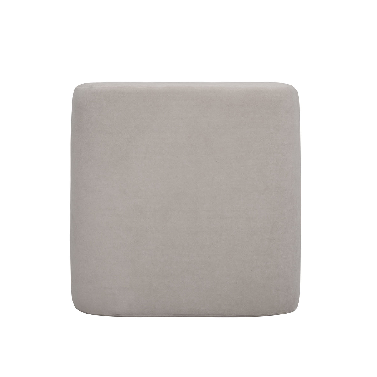 Desi Taupe Velvet Ottoman by TOV Furniture – photo 6 of 7