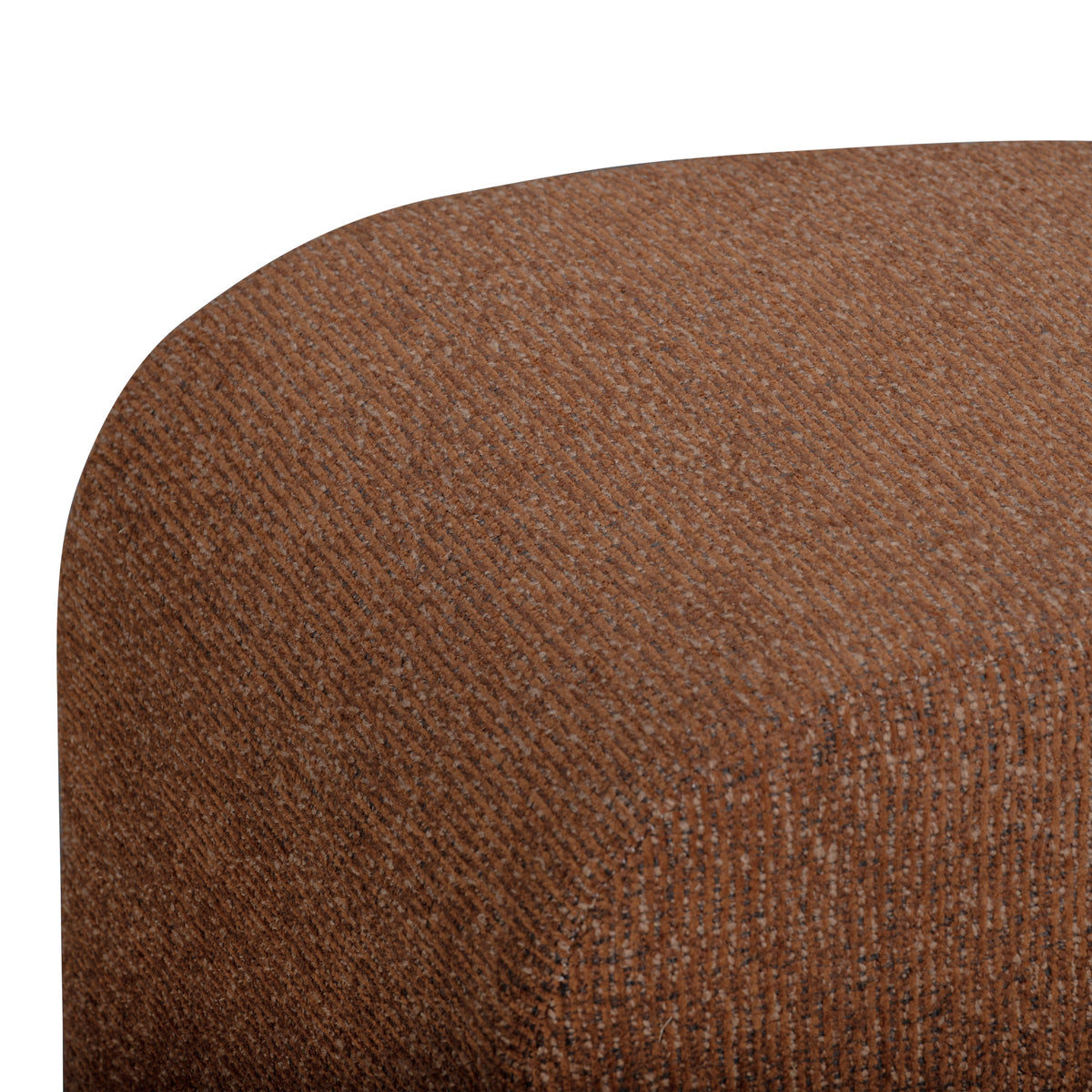 Desi Red Woven Fabric Ottoman by TOV Furniture – photo 3 of 7