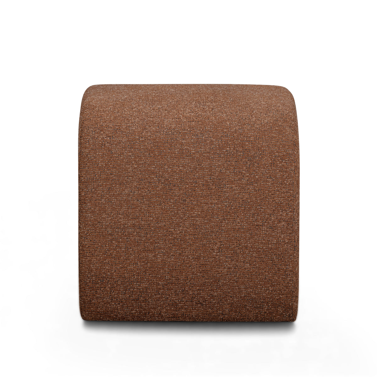 Desi Red Woven Fabric Ottoman by TOV Furniture – photo 5 of 7