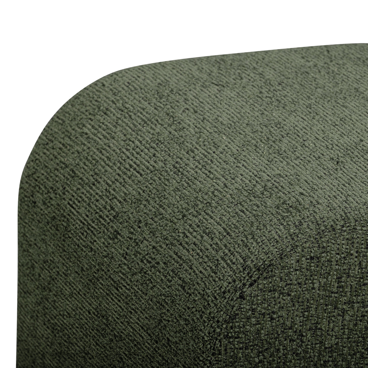 Desi Green Woven Fabric Ottoman by TOV Furniture – photo 3 of 7