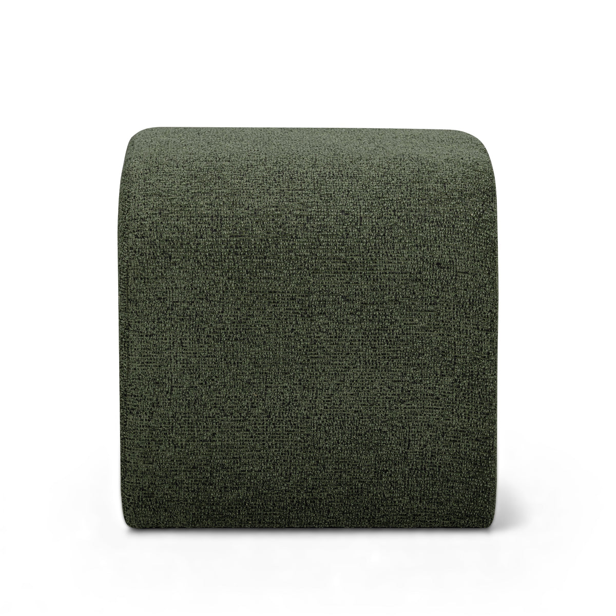 Desi Green Woven Fabric Ottoman by TOV Furniture – photo 4 of 7