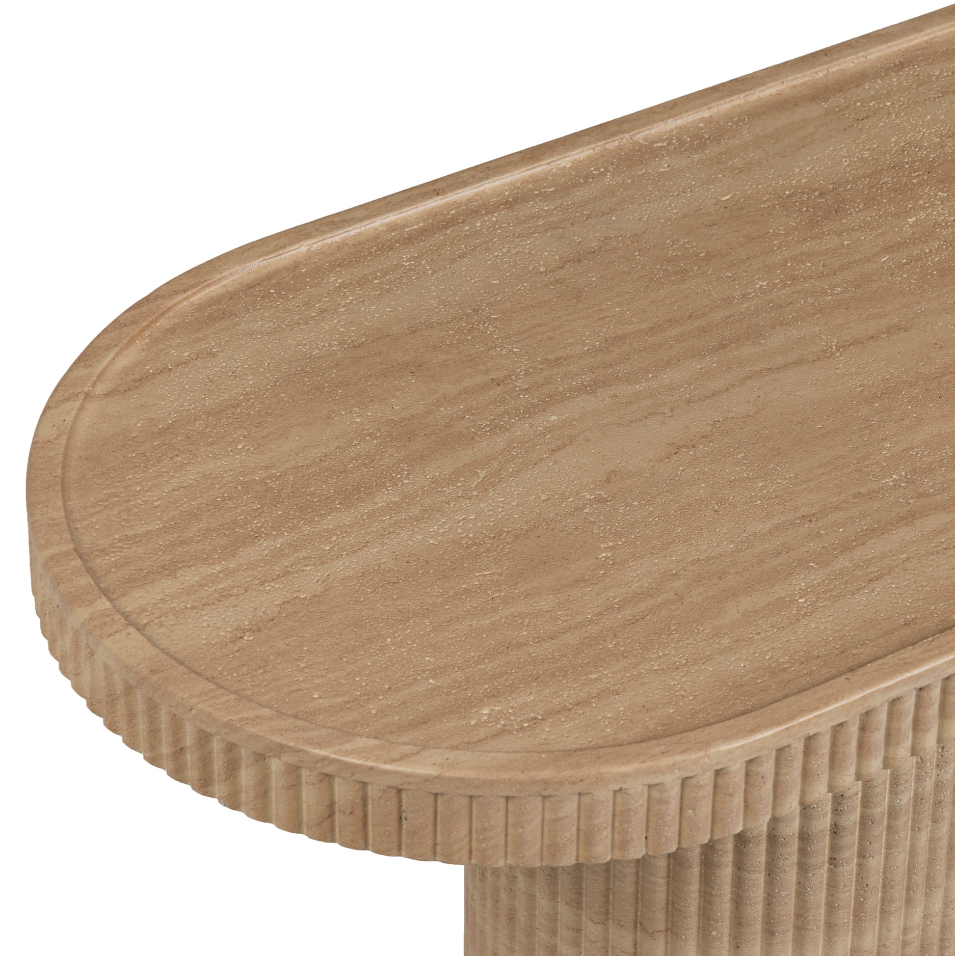 Darcy 59" Concrete Indoor/Outdoor Console Travertine by Tov Furniture