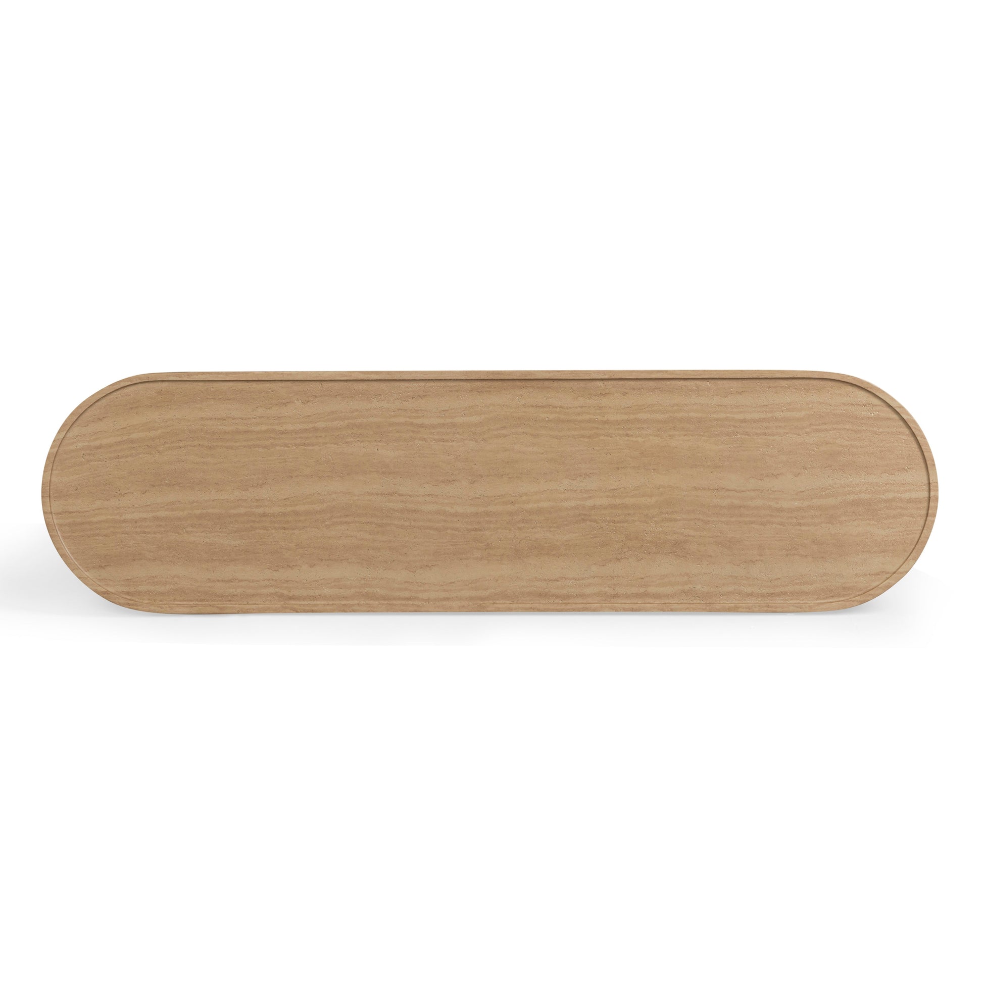 Darcy 59" Concrete Indoor/Outdoor Console Travertine by Tov Furniture