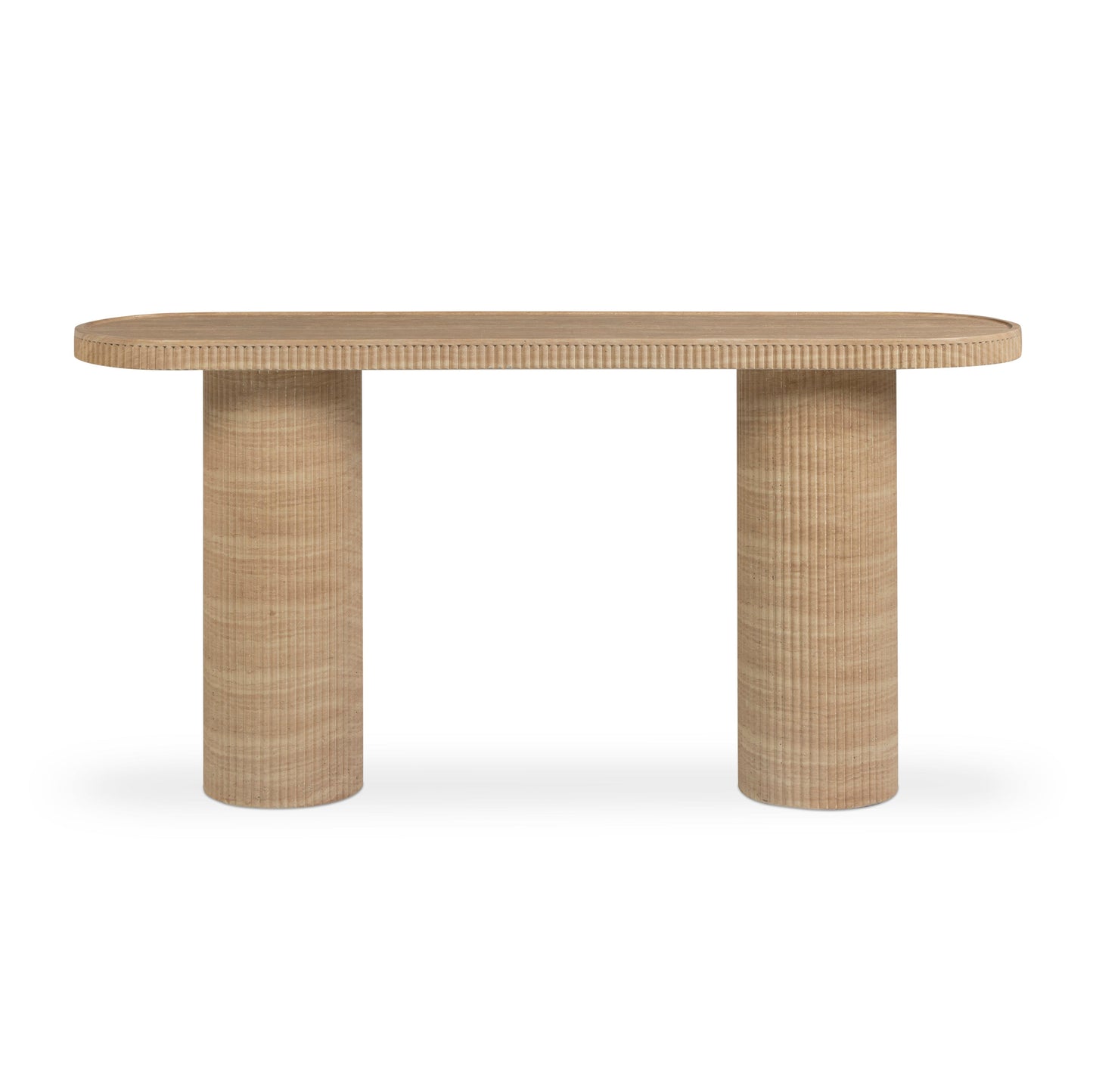 Darcy 59" Concrete Indoor/Outdoor Console Travertine by Tov Furniture