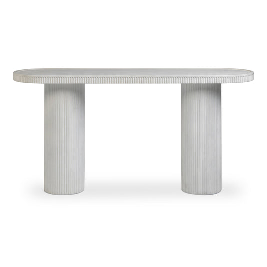 Darcy 59" Concrete Indoor/Outdoor Console White by Tov Furniture