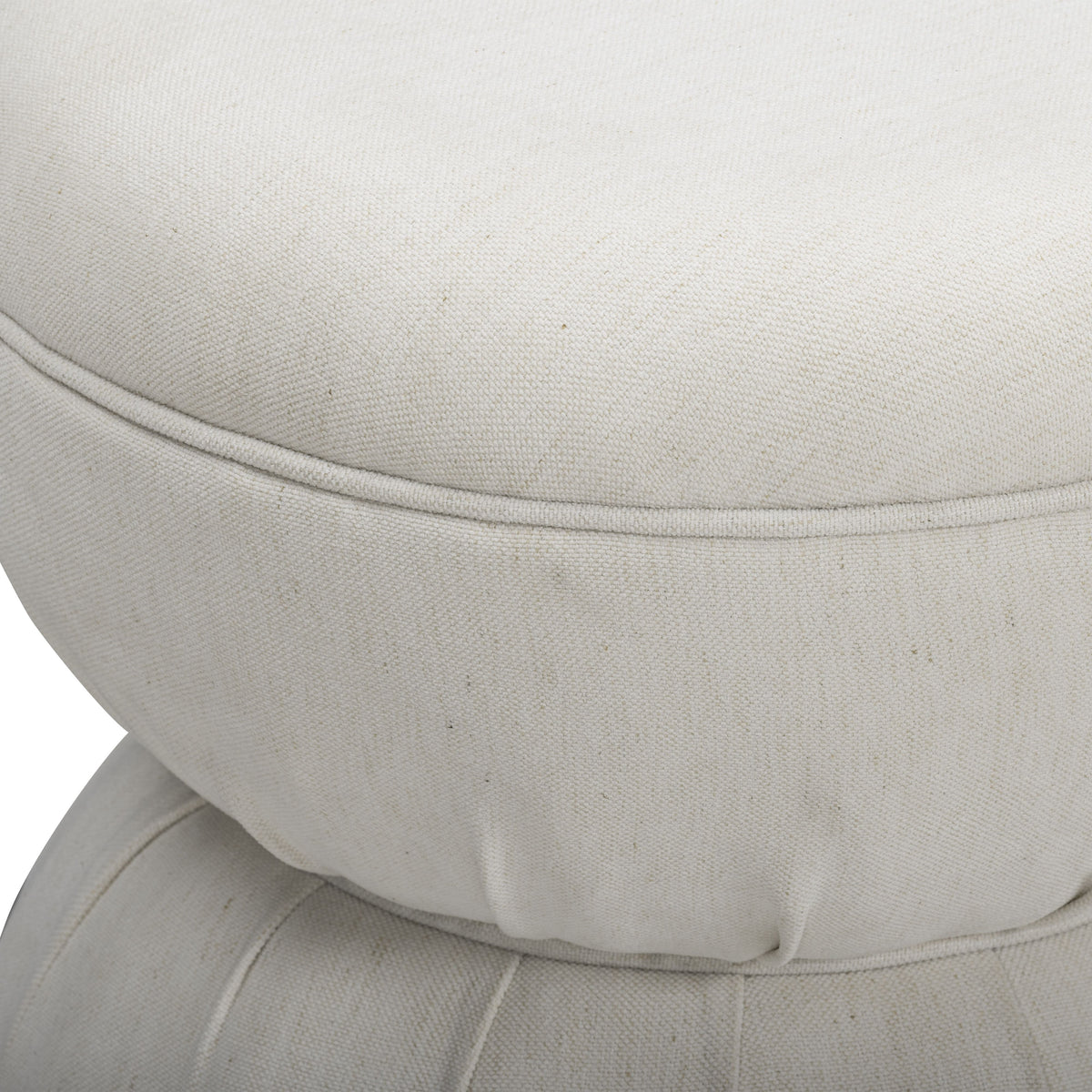 Tomlin Cream Performance Chenille Game Ottoman by TOV Furniture – photo 4 of 6