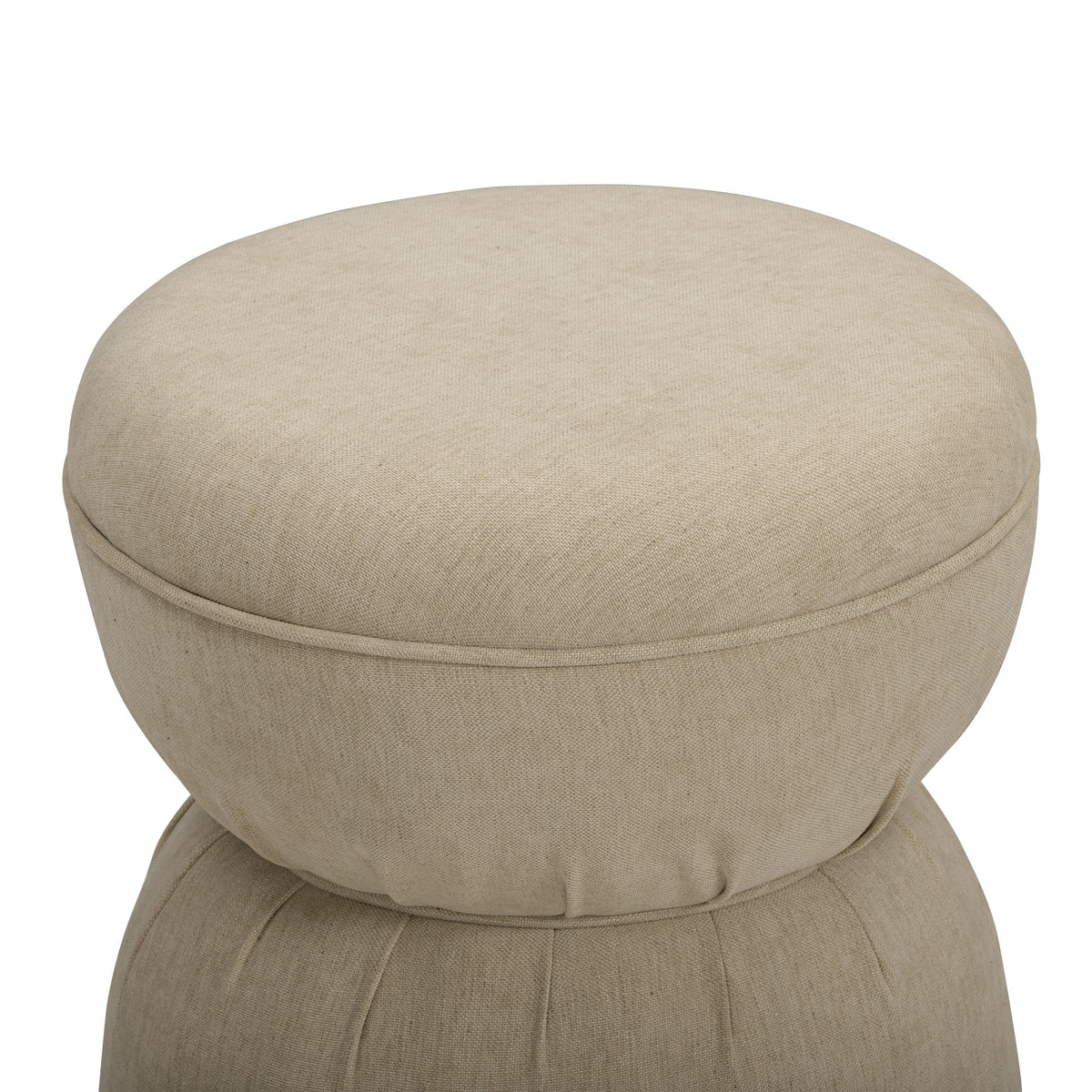 Tomlin Tan Performance Chenille Game Ottoman by TOV Furniture – photo 3 of 6